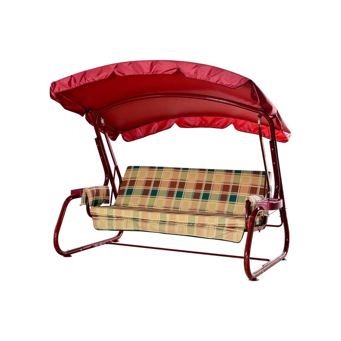 Качели садовые "МАДРИД" 180 см, БОРДО