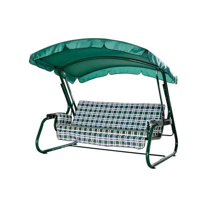 Качели садовые "МАДРИД" 180 см, ЗЕЛЁНЫЙ