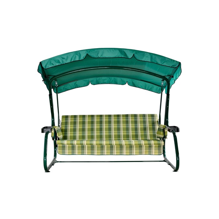 Качели садовые "МАДРИД" 180 см, ЗЕЛЁНЫЙ