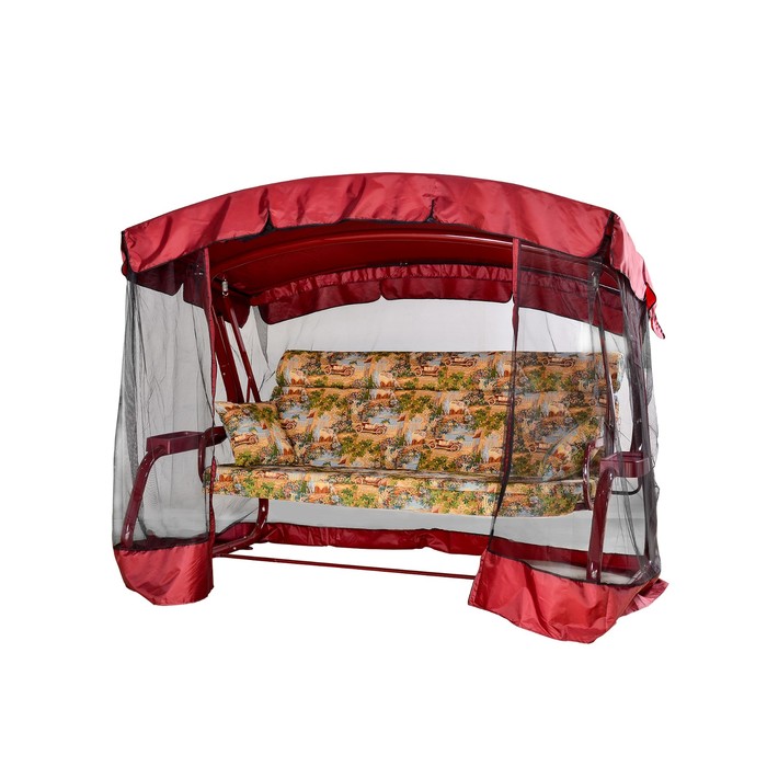 Качели садовые "Монте-Карло", 200 см, БОРДО