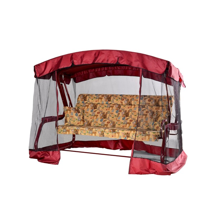 Качели садовые "Париж" 200 см, БОРДО