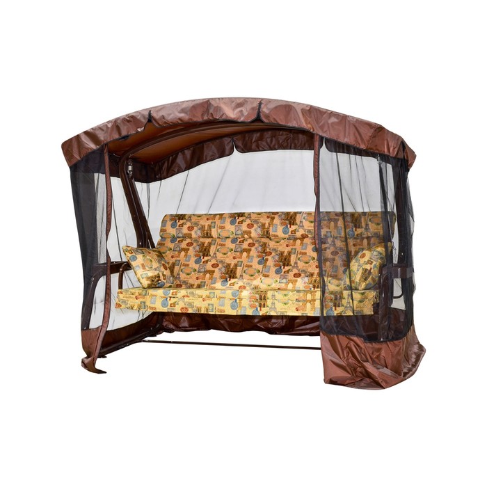 Качели садовые "Париж" 200 см, ШОКОЛАД