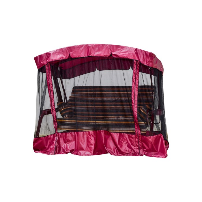 Качели садовые "Сакура" 180 см, с АМС, БОРДО