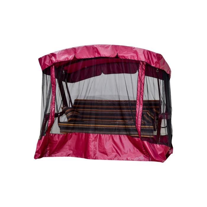 Качели садовые "Сакура" 180 см, с АМС, БОРДО