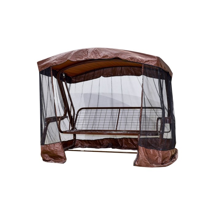 Качели садовые "Сакура" 180 см, с АМС, ШОКОЛАД