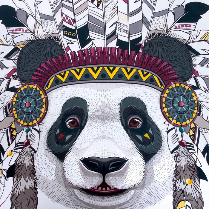 Постельное бельё "Этель" 1.5 сп Indian dream 143*215 см,150*214 см, 50*70+3 - 2 шт, ранфорс 111 г/м2