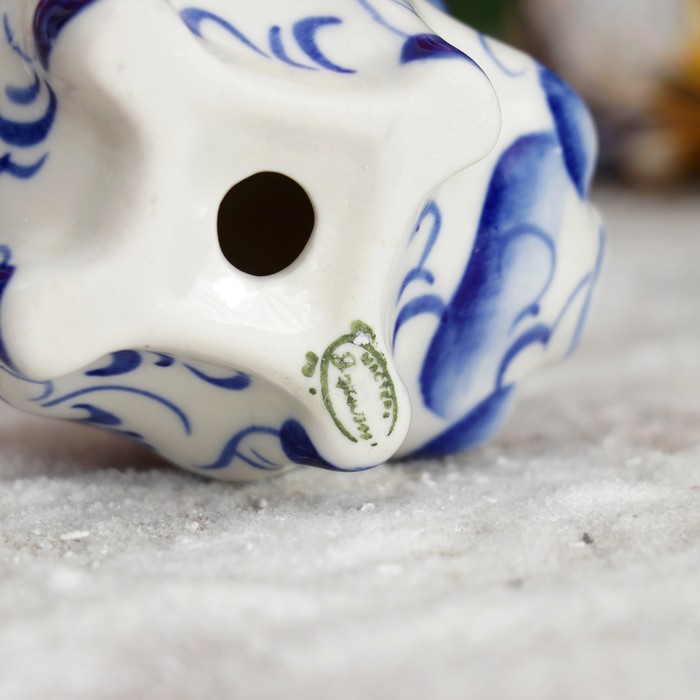 Сувенир «Свинка Боня», 7×5×5 см, гжель