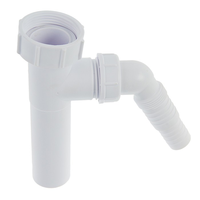 Вставка в сифон McAlpine TEE1, 1 1/4"х32 мм, с адаптером для слива бытовой техники