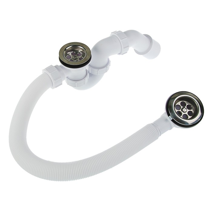 Сифон для ванны McAlpine MRB1, 1 1/2"х40/50 мм,  с переливом