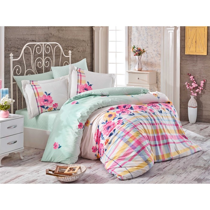 КПБ Norma 2 сп, 240х260 см, 200х220 см, 50х70 см, 70х70 см по 2 шт., поплин, розовый