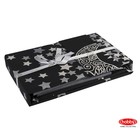 КПБ Stars 2 сп, 240 х 260 см, 200 х 220 см, 50 х 70 см, 70 х 70 см по 2 шт., поплин, чёрный - Фото 3