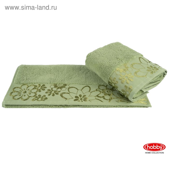 фото Полотенце dora, размер 100 × 150 см, фисташковый hobby home collection