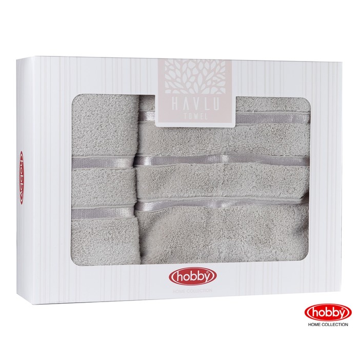 КМП DOLCE, размер 50х90 см, 70х140 см по 1 шт., коричневый, махра 560 г/м2