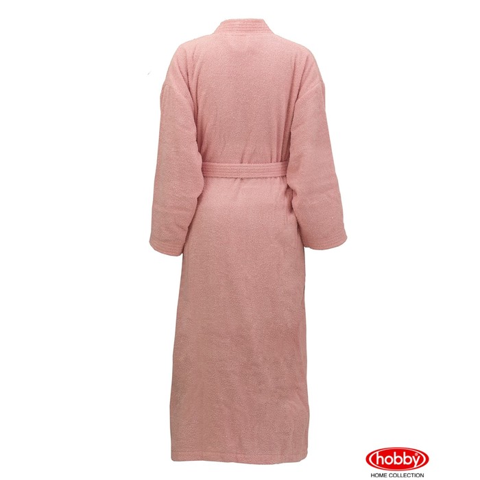 Халат женский SMART, размер L, розовый, махра 350 г/м2