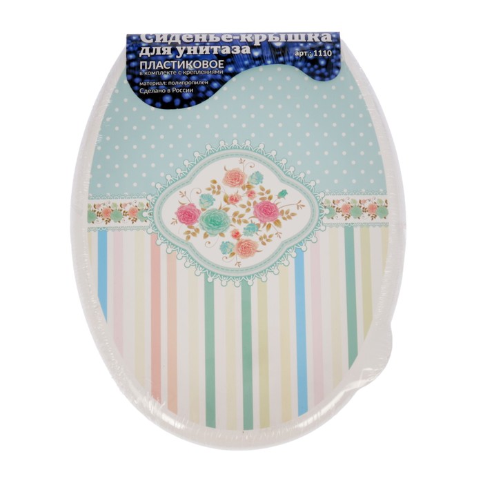 Сиденье для унитаза декор "Винтаж"