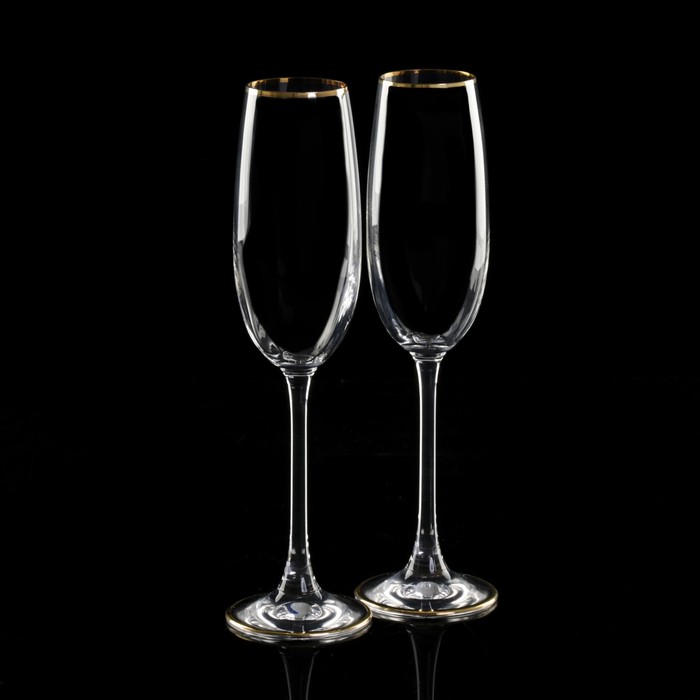 Набор бокалов 180 мл "Золотая отводка", 2 шт