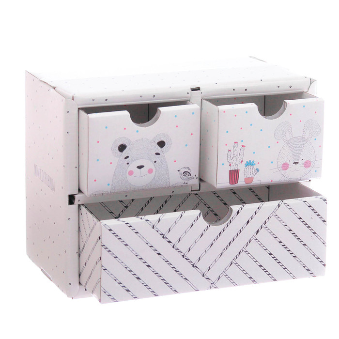 Мини-комод складной «Счастье в мелочах», 19,8 х 15,1 х 11,1 см