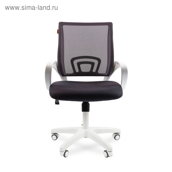 Офисное кресло Chairman 696, белый пластик, серый офисное кресло chairman 696 v чёрное