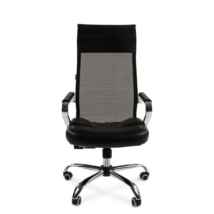 Офисное кресло Chairman 700, экопремиум чёрный/сетка