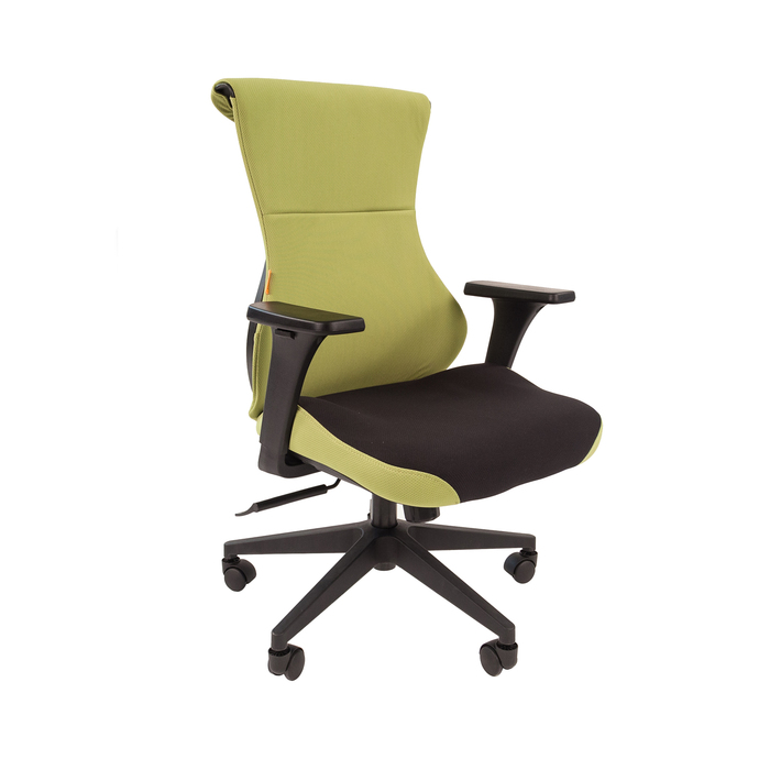 Кресло игровое Chairman game 10, чёрный/зелёный