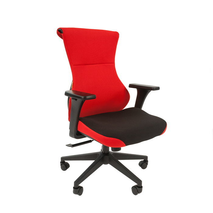 Кресло игровое Chairman game 10, чёрный/красный