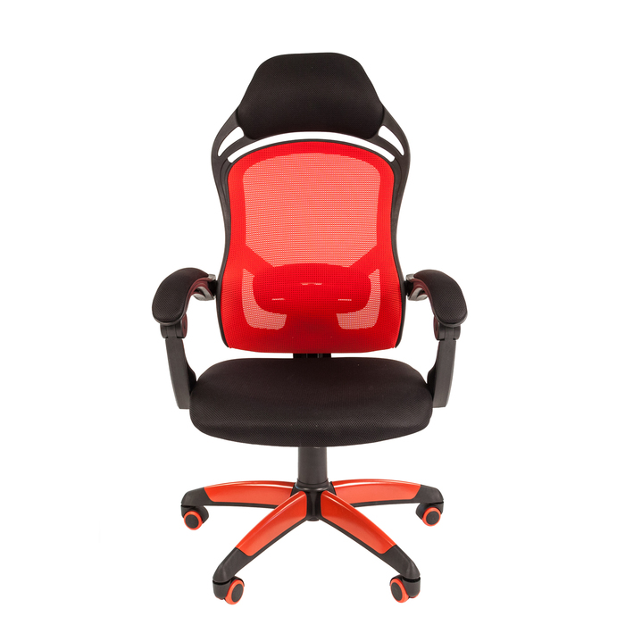 Кресло игровое Chairman game 12, чёрный/красный