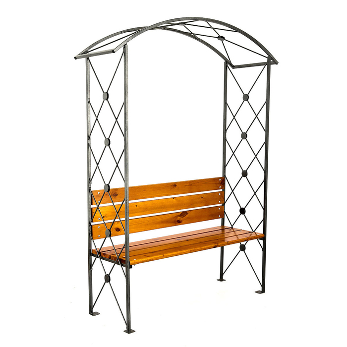 Скамья садовая с аркой «Эльма»