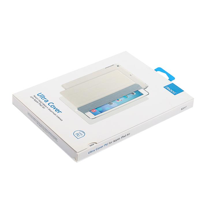 Чехол-подставка Deppa Ultra Cover PU и защитная пленка для Apple iPad AIR, белый
