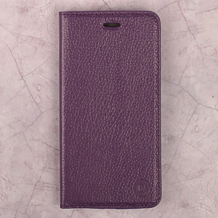 Чехол Deppa Wallet Cover и защитная пленка для Apple iPhone 6/6S, магнит, фиолетовый
