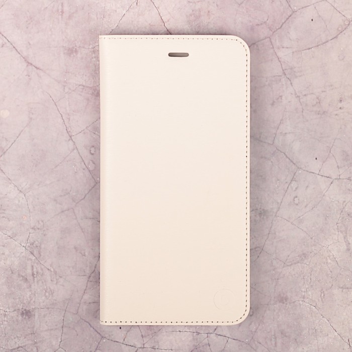 Чехол Deppa Wallet Cover PU и защитная пленка для Apple iPhone 6/6S Plus, магнит, белый