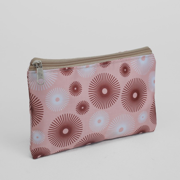 Рюкзак молодёжный с косметичкой, отдел на молнии, цвет бежевый