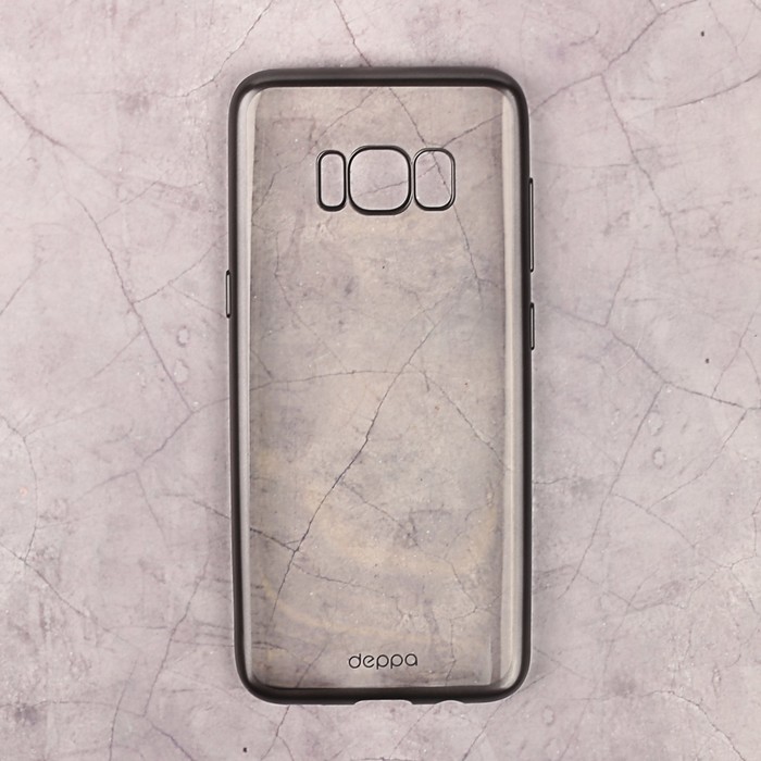 Чехол Deppa Gel Plus Case матовый для Samsung Galaxy S8, черный