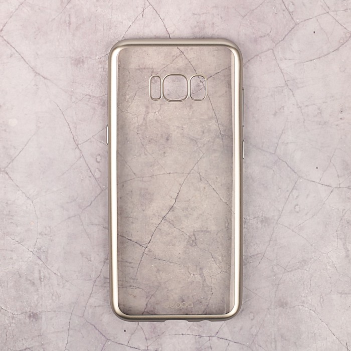 Чехол Deppa Gel Plus Case матовый для Samsung Galaxy S8+, цвет серебро