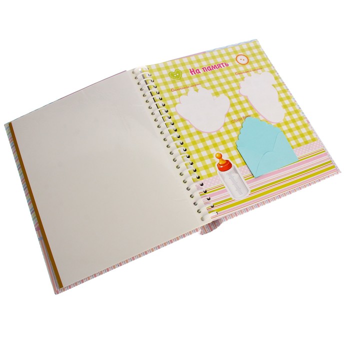 Фотоальбом магнитный 10 листов+20 тематических страниц Diesel Our baby 1 (девочка)23х28 см