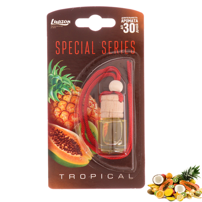 Ароматизатор на зеркало в бутылочке "Тропик"