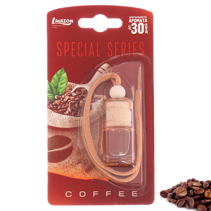 Ароматизатор на зеркало в бутылочке "Кофе"