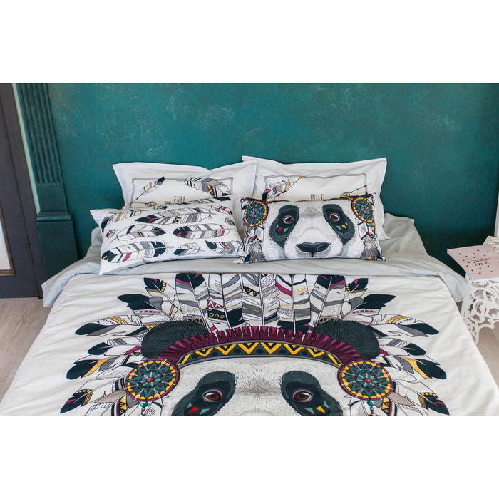 Постельное бельё "Этель" 2 сп Indian dream 175*215 см, 200*220 см, 50*70+3 см - 2 шт, ранфорс 111 г/м2