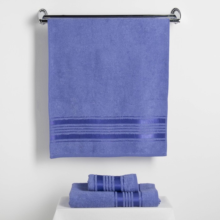 Полотенце Fidan "Incanto" 30х70 80% бамбук,20% хлопок 450 г/м2, синий