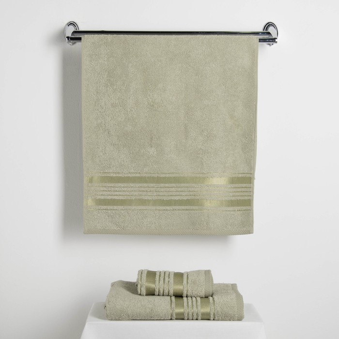 Полотенце Fidan "Incanto" 50х90 80% бамбук,20% хлопок 450 г/м2,фисташка