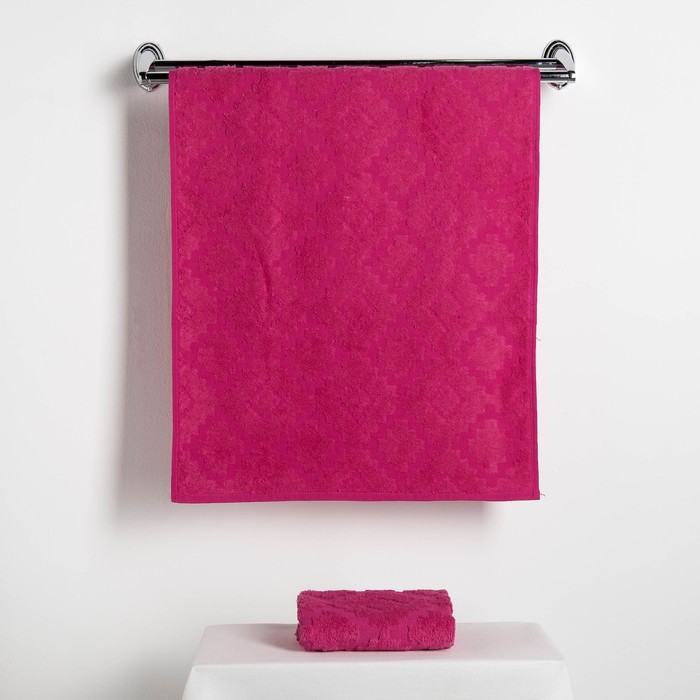 Полотенце Fidan "Unique" 70х130 80% бамбук,20% хлопок 450 г/м2 фуксия