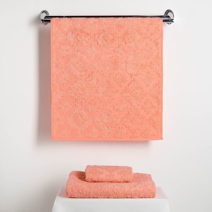 Полотенце Fidan "Unique" 70х130 80% бамбук,20% хлопок 450 г/м2 персик