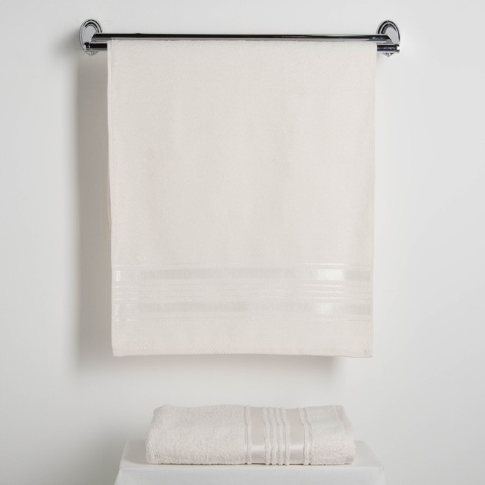 Набор полотенец Fidan "Incanto" 50х90,70х130 см. 80% бамбук,20% хл. 450 г/м2 , шампань