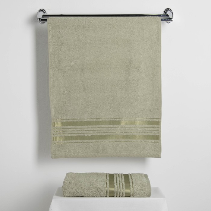 Набор полотенец Fidan "Incanto" 50х90,70х130 см. 80% бамбук,20% хл. 450 г/м2,фисташка