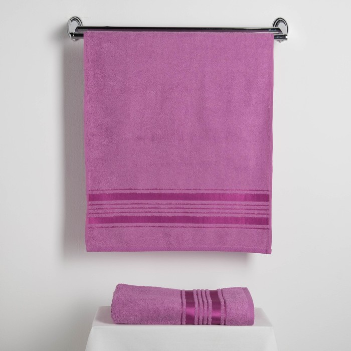 Набор полотенец Fidan "Incanto" 50х90,70х130 см. 80% бамбук,20% хл. 450 г/м2,сирень