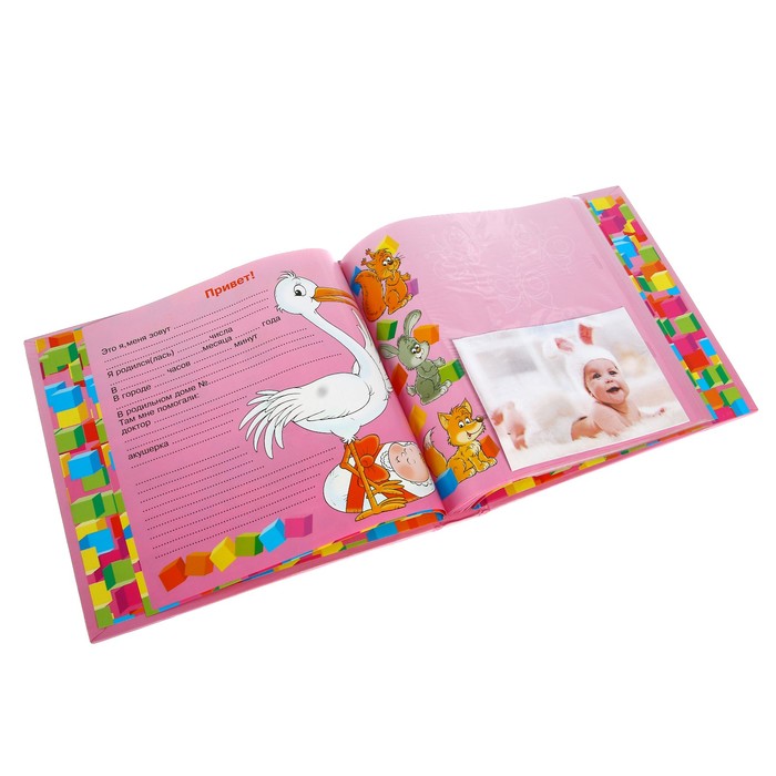 Фотоальбом на 52 фото 10х15 см, 2 фото 15х21 см Pioneer "Наш малыш 2"