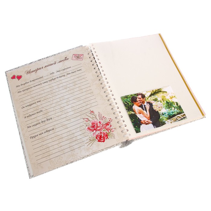 Фотоальбом магнитный 10 листов + 20 тематических страниц Diesel Wedding story 5 23х28 см