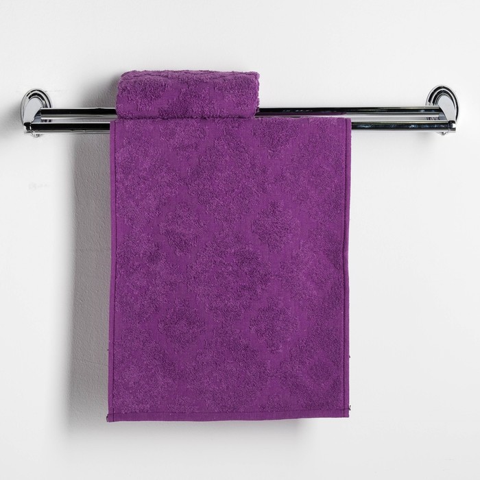 Набор полотенец Fidan "Unique" 30х70 см,2 шт 80% бамбук,20% хлопок 450 г/м2,фиолетовый