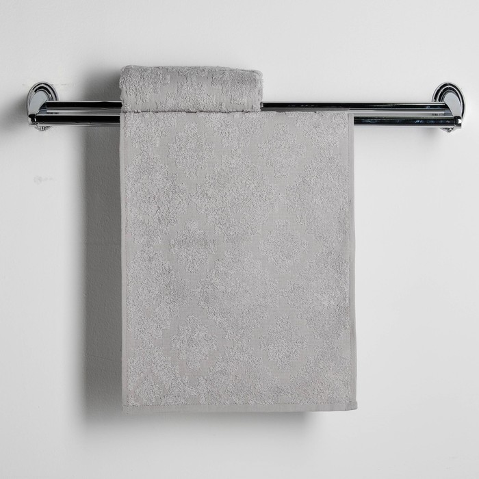 Набор полотенец Fidan "Unique" 30х70 см,2 шт 80% бамбук,20% хлопок 450 г/м2,серый