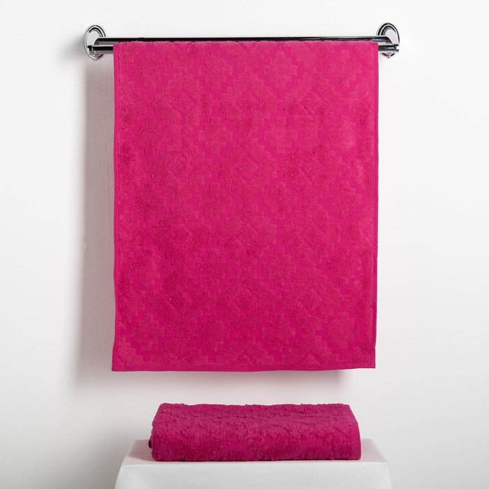 Набор полотенец Fidan "Unique" 50х90,70х130 см. 80% бамбук,20% хлопок 450 г/м2,фуксия