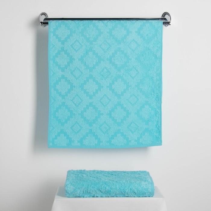 Набор полотенец Fidan "Unique" 50х90,70х130 см. 80% бамбук,20% хлопок 450 г/м2,голубой